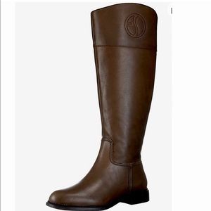 Franco Sarto Hudson Brown Leather Boots 7